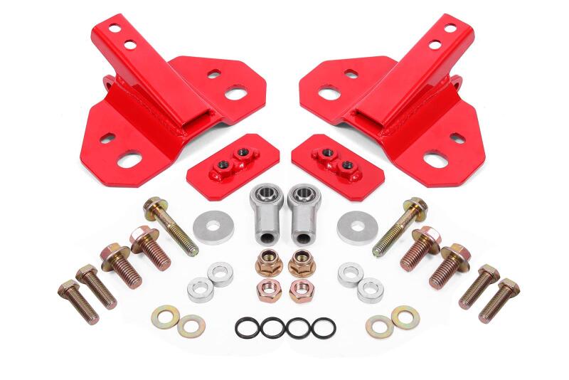 Ford Mustang Shock Mount - Rear - BMR Suspension - Steel - Red - `24-`25 Ford Mustang Shock Mount - Rear - BMR Suspension - Steel - Red - `24-`25
